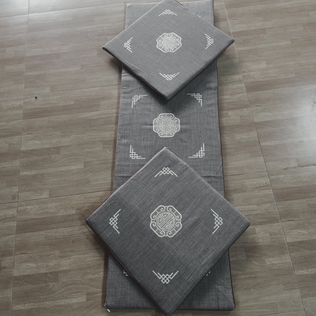 Thảm trải ghế Tây Âu Mvyshop, nệm trải ghế gỗ, đệm ghế hoàng gia, thảm trải ghế cao cấp