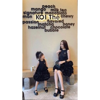 đầm tiệc cho mẹ và bé gái