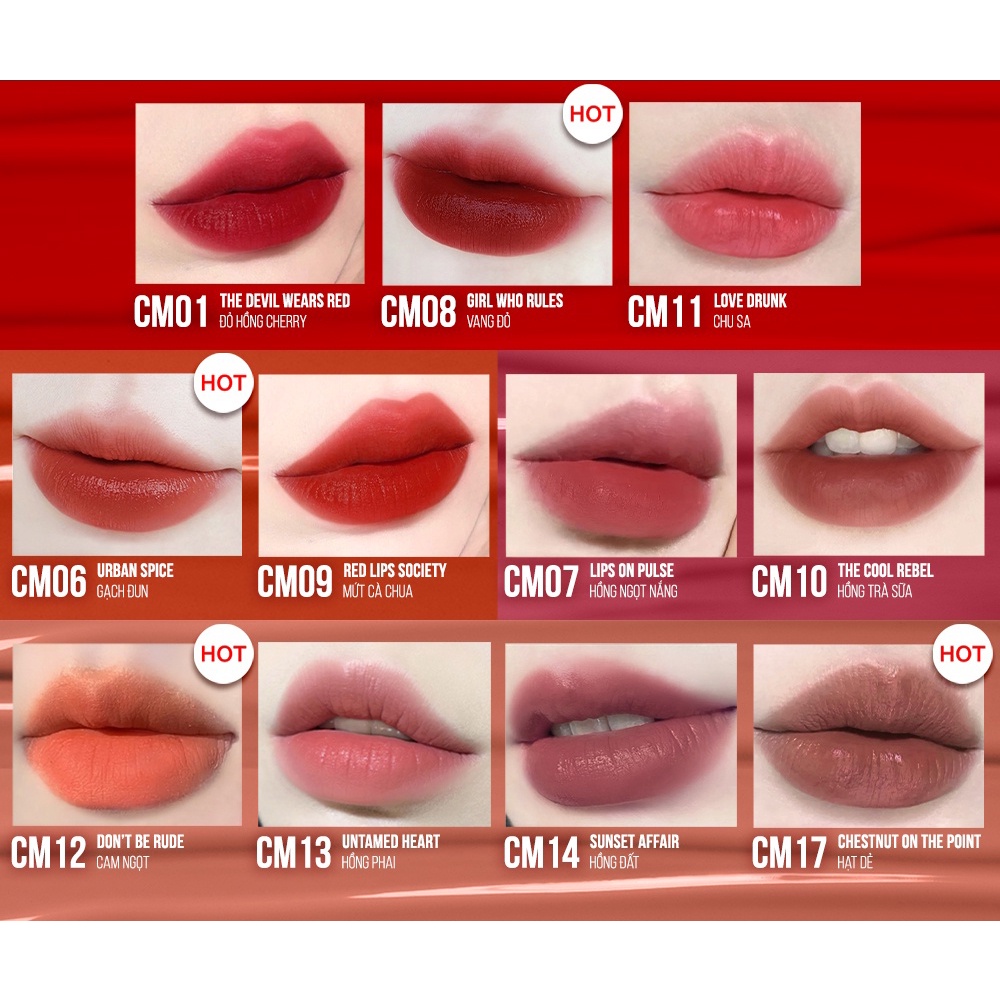 Son Kem Mịn Lì Như Nhung, Tạo Hiệu Ứng Đa Chiều Maybelline Cushion Mattes New York 6.4ml