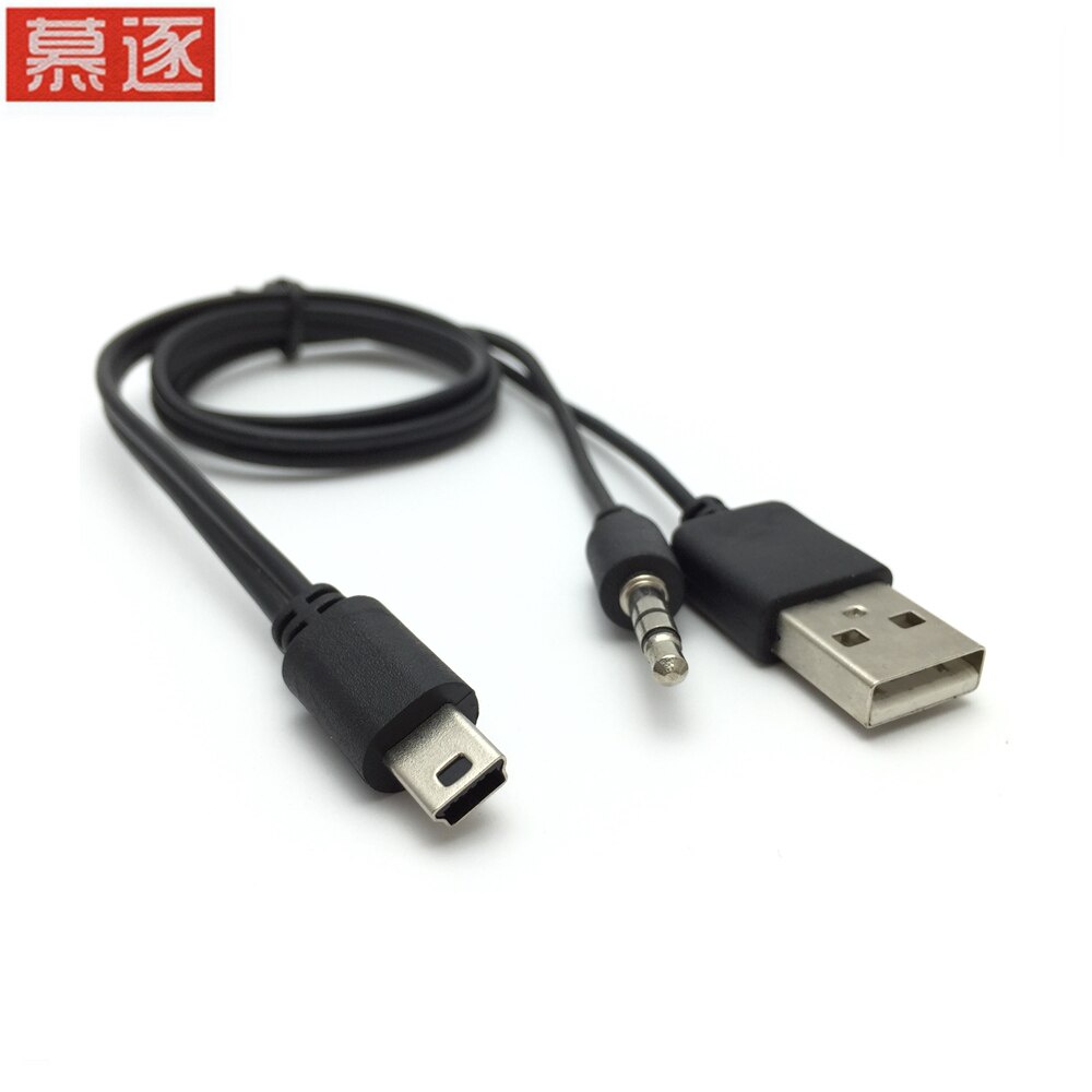 Dây Cáp Âm Thanh USB 2, 0 mini USB MICRO USB 3.5 mm AV Kết Nối 2 Đầu Dương Sang Âm 0.5M