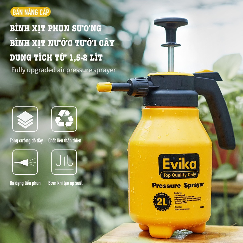 Bình xịt tưới cây cầm tay Evika UG - Bình phun sương tưới cây loại cao cấp