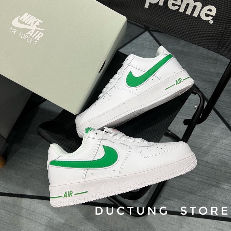 GIÀY THỂ THAO AF1 Xanh Lá DA THẬT Lai Au [ FREESHIP + BOX ]