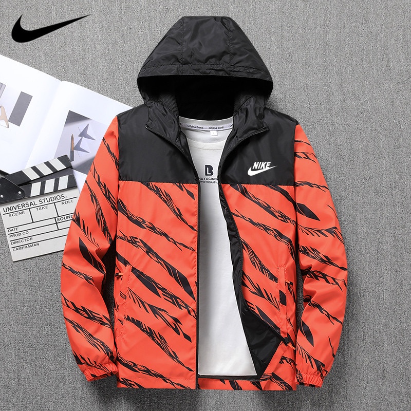 Áo Khoác Hoodie Nike 100% Chính Hãng Phối Màu Tương Phản Cá Tính Cho Nam