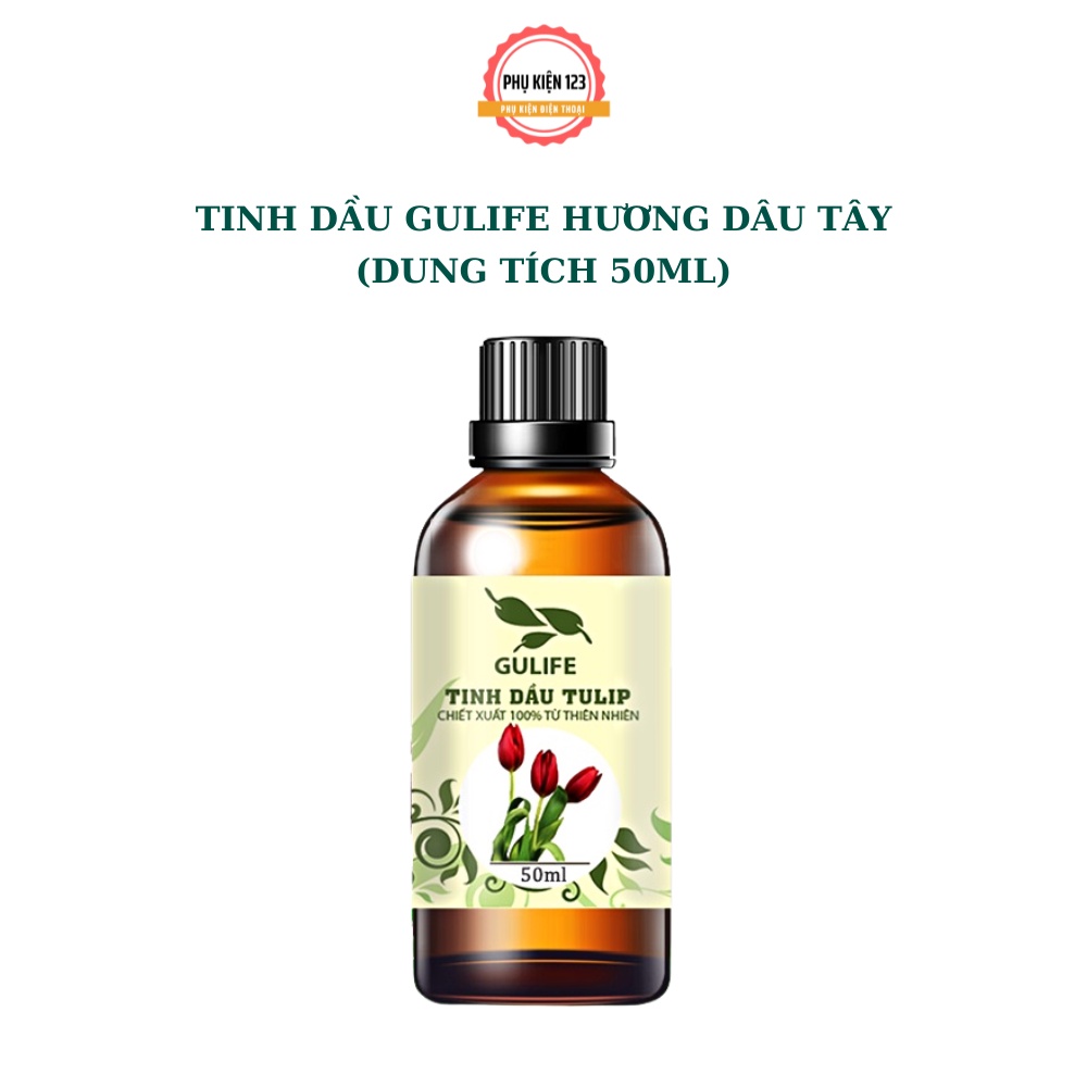 Tinh dầu Tuylip chiết xuất từ thiên nhiên GULIFE  giảm căng thằng thơm phòng và thư giãn