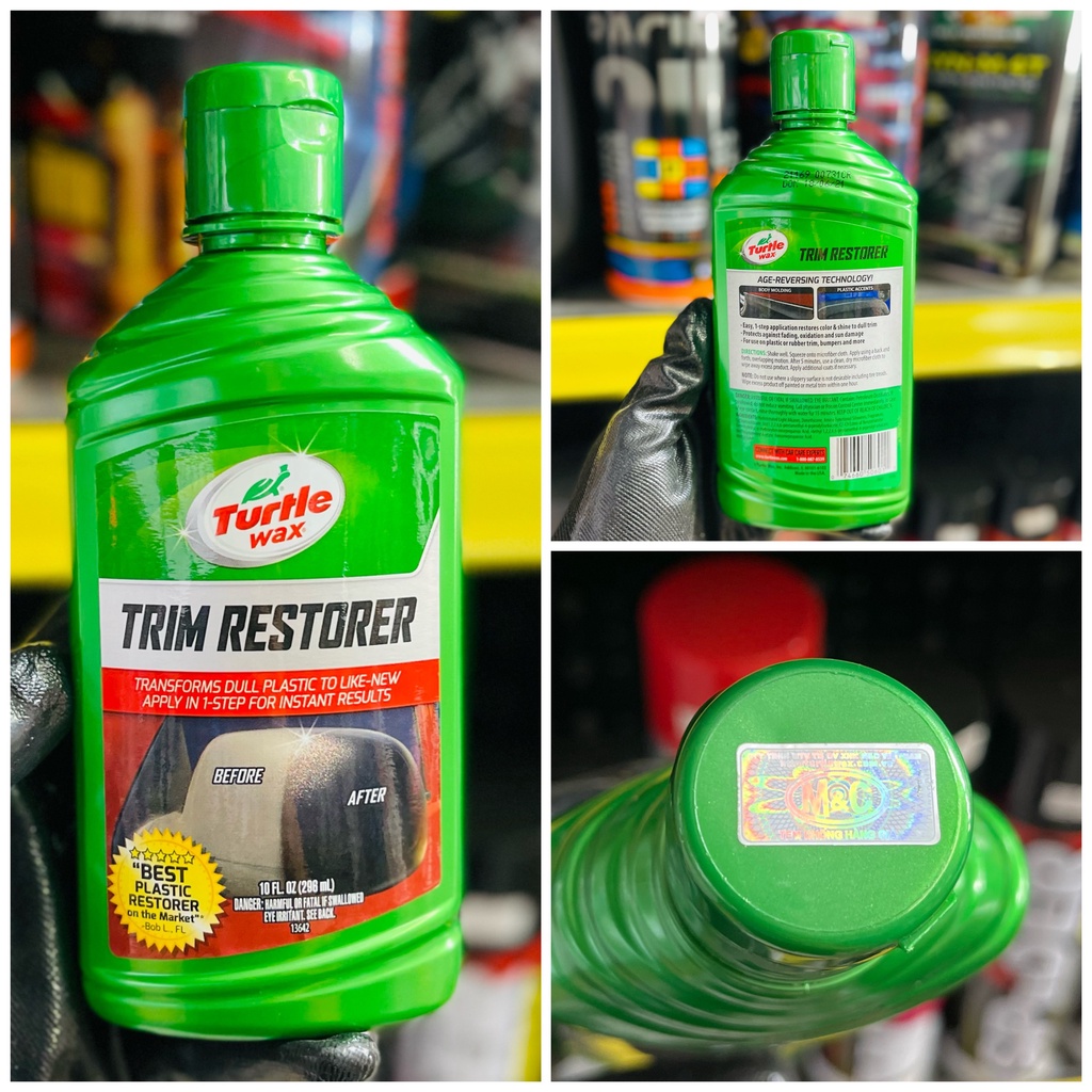 Phục Hồi Nhựa Nhám Xe Máy NANO USA, Liqui Moly 1522, Turtle Wax - đen nhựa nhám, hiệu ứng cánh sen, không phai