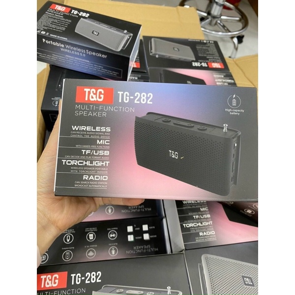 Loa Bluetooth TG-282 Đọc Usb, Thẻ Nhớ, Radio Fm - Bảo Hành 3 Tháng