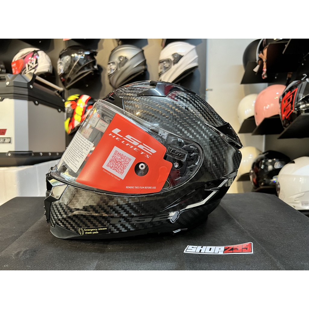 Mũ Fullface LS2 FF327 CT2 Carbon Chính Hãng