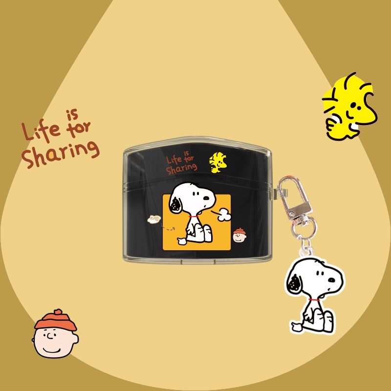 Vỏ Bảo Vệ Hộp Sạc Tai Nghe Lenovo LP6 TWS Bằng TPU Mềm Trong Suốt Chống Sốc Kèm Móc Khóa Đơn Giản