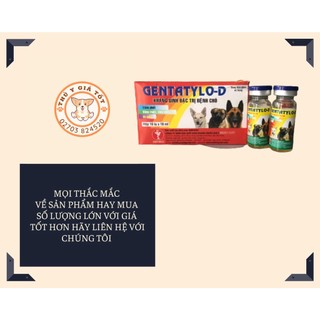 Genta tylo-d 2 lọ/10ml kh.áng s.inh đ.ặ.c tr.ị cho chó