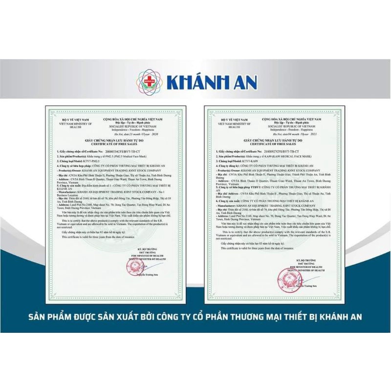 10 HỘP KHẨU TRANG ĐI MƯA KHÁNH AN