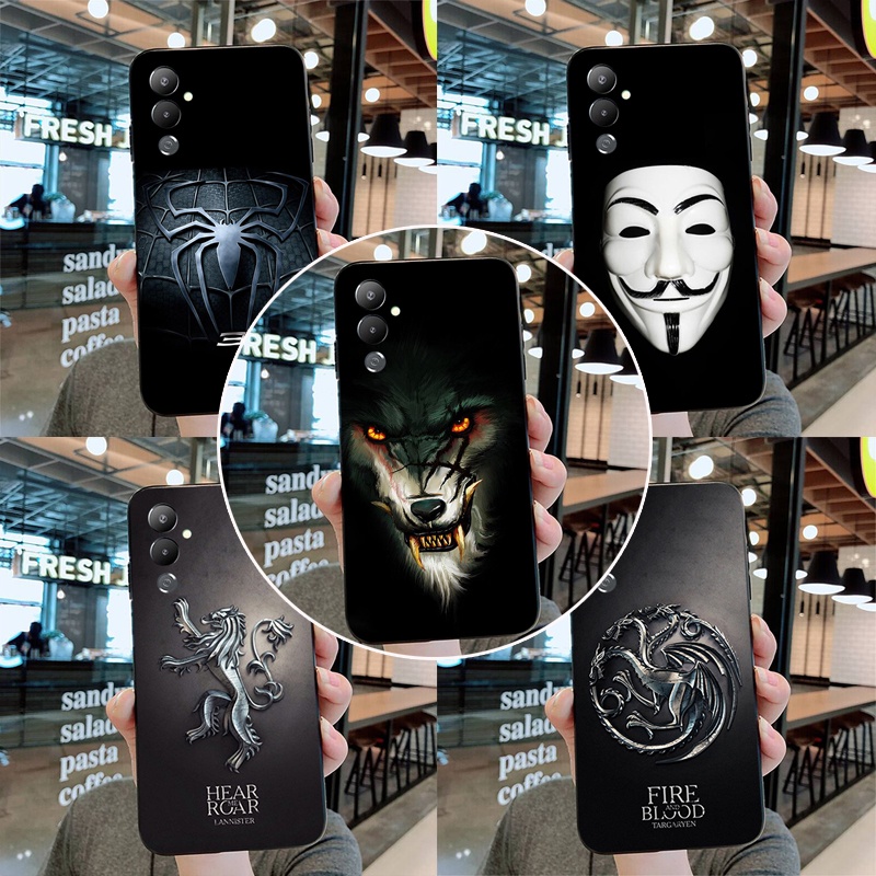 Ốp Lưng Silicone Hình Sói Cá Tính Cho Tecno Pova 4 Pro LG8n