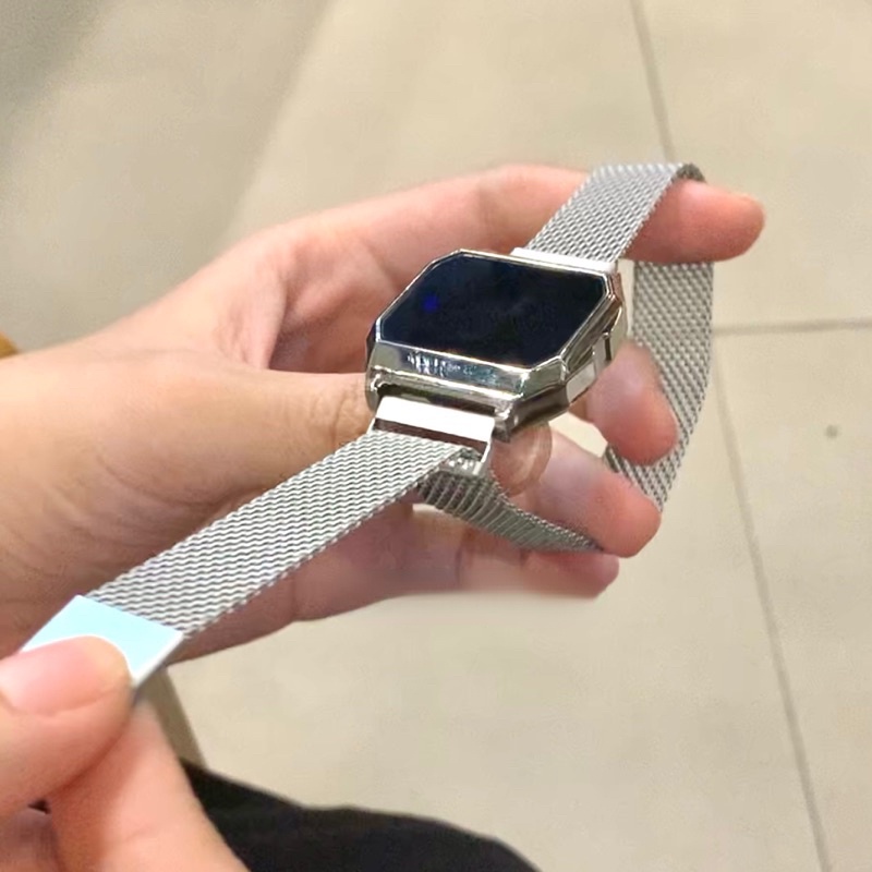 Đồng Hồ Nam, Nữ HÍCH NAM CHÂM Tráng Gương, Mặt Cảm Ứng Dây Sắt Giá Rẻ 2022