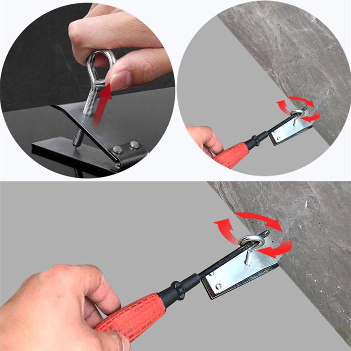 01 Dụng cụ kích nâng gạch đá ốp tường bằng thép mạ kẽm chống gỉ