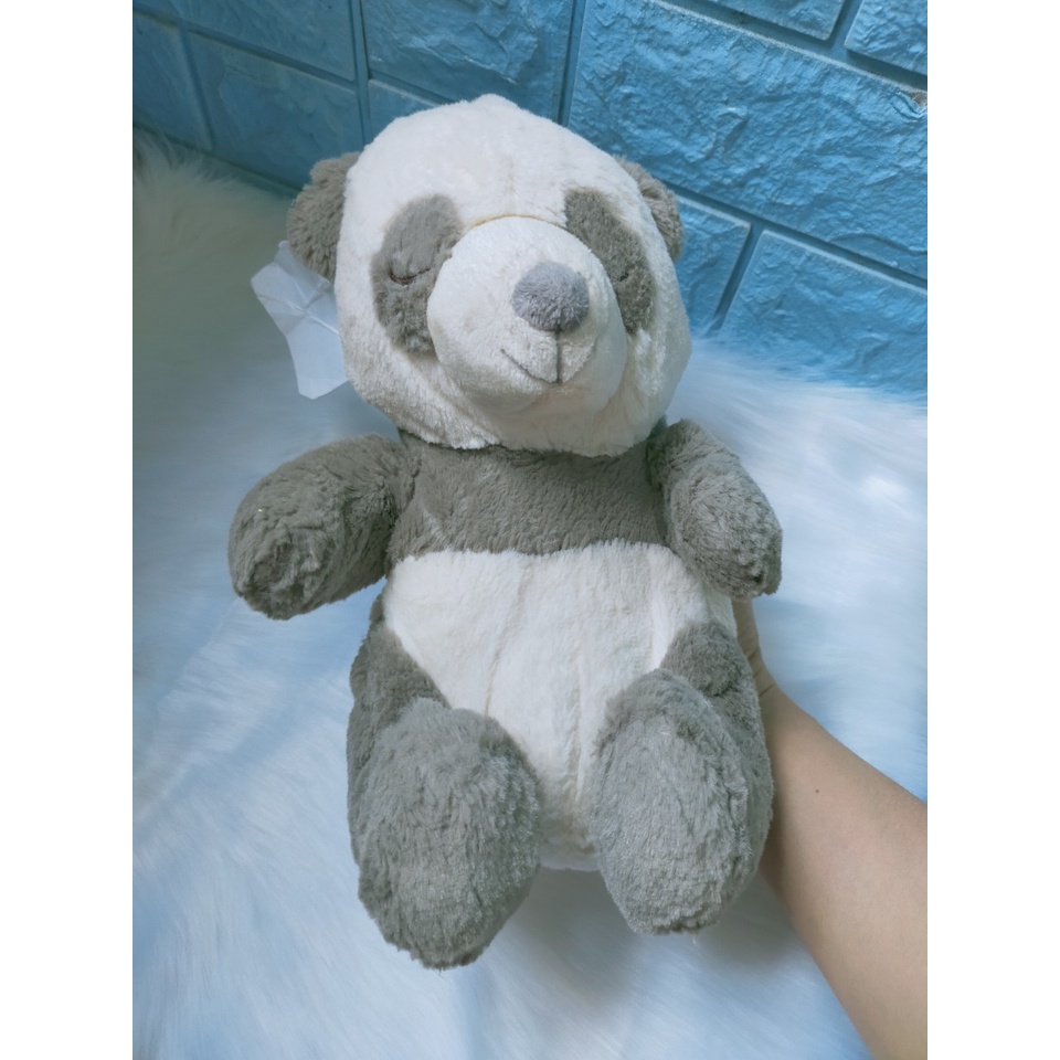 Gấu bông quà tặng, thú nhồi bông to dài 25cm, độ mới ca, đã giặt sạch, đồ chơi thân thiện