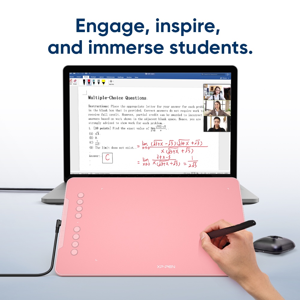 Bút Vẽ Đồ Họa Kỹ Thuật Số XPPen Dem01V2 10X6.25 inch Không Dùng Pin