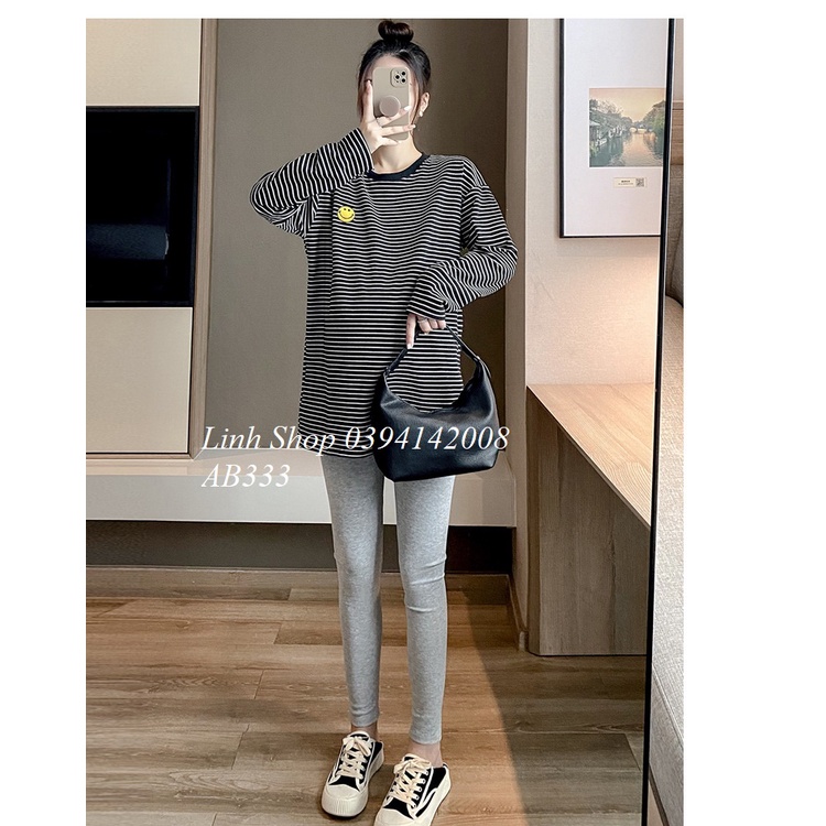 Áo Thun Dài Tay Suông Rộng AB333