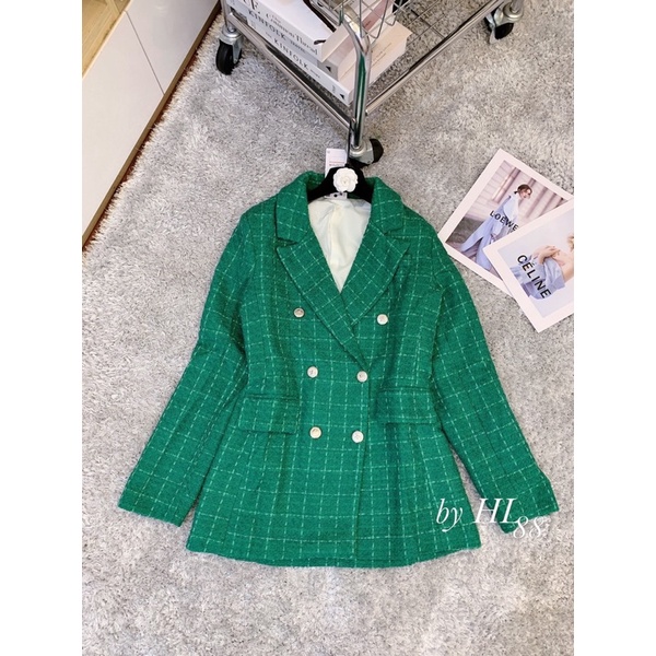 Áo vest zara màu xanh u mê
