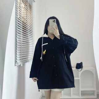 Áo khoác kaki phối nón (Ảnh shop tự chụp)