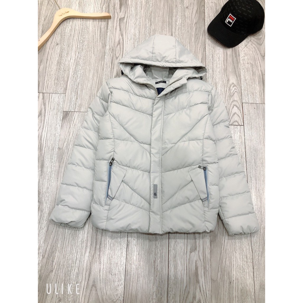 Áo Phao Nam 3 Lớp Khóa Mũ Thời Trang Nam Cao Cấp Zenkocs3 MEN JK 069