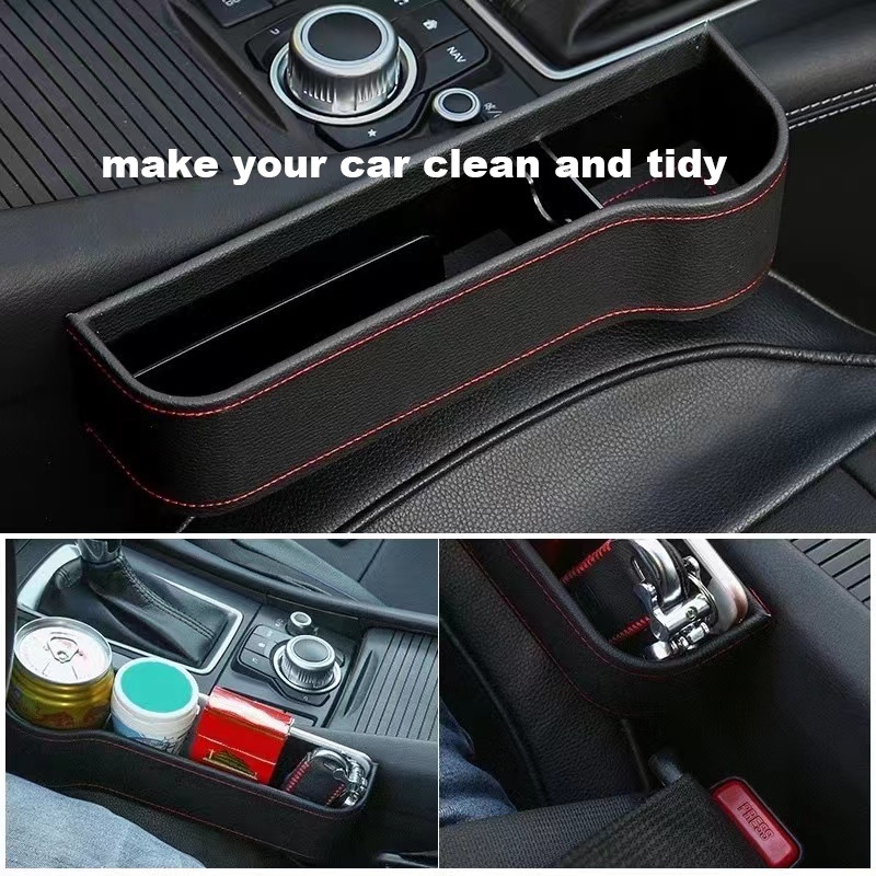 Hộp Đựng Đồ Gắn Khe Hở Ghế Ngồi Xe Hơi Tiện Dụng Giá Đỡ