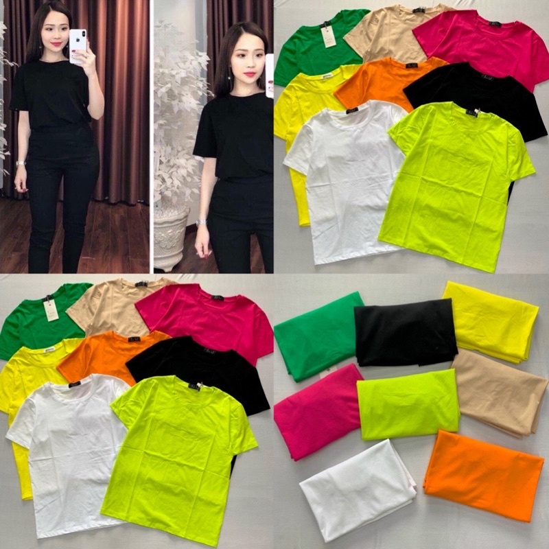 Áo thun trơn phom rộng