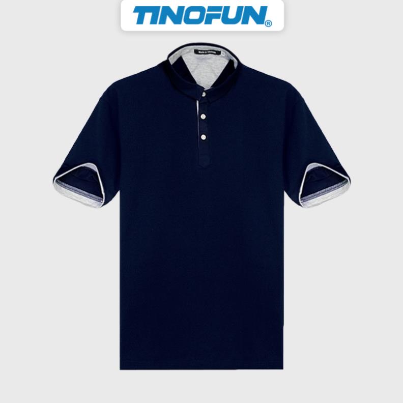 Áo polo nam TINOFUN Áo thun nam ngắn tay nam KCH S chất vải cotton co giãn đẹp phong cách cho mùa hè *