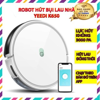 Robot hút bụi lau nhà ecovacs yeedi k650 - hút khỏe, thông minh, bền bỉ