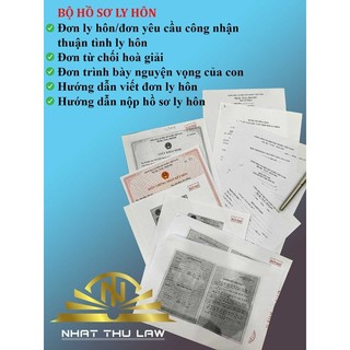 Bộ hồ sơ ly hôn Đơn phương chuẩn Toà án mới nhất 2023 - Tư vấn của Luật sư