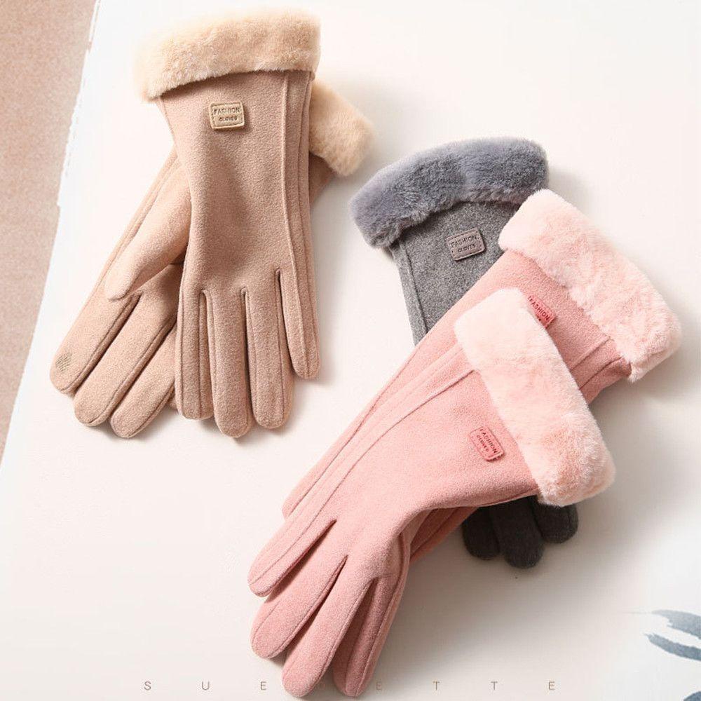 PVN52508 Găng tay giữ ấm mùa đông có thể dùng màn hình cảm ứng nhiều màu sắc