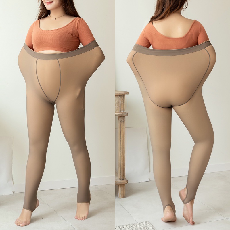 Quần Tất nữ dày lót nỉ 3D sexy che khuyết điểm giữ nhiệt cho mùa đông ấm đẹp 3D 6S JINGCUI loại 1 tặng kèm mặt nạ xịn xò