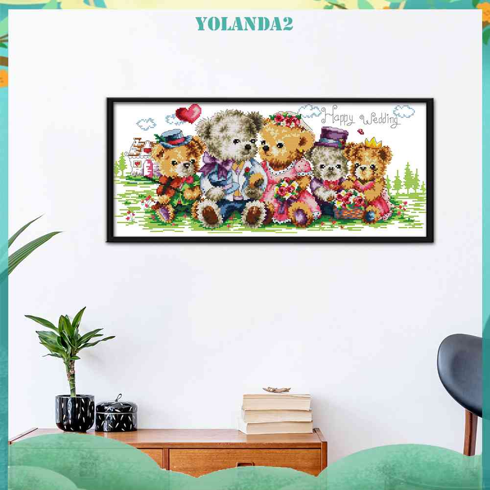 Tranh Thêu Chữ Thập 14CT Họa Tiết Hoạt Hình