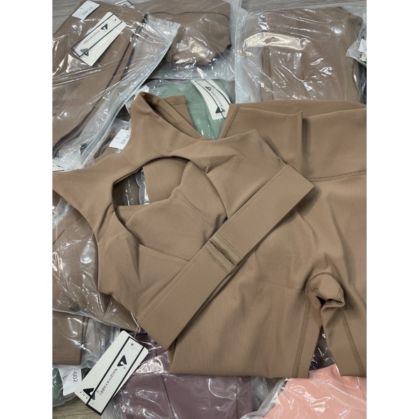 Set bộ thể thao gym yoga Naqi thun gân vải mềm mịn