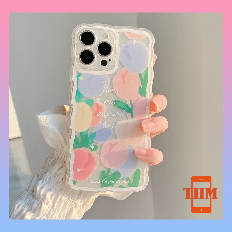 Ốp lưng iphone Điện Thoại Họa Tiết Hoa Tulip 6/6plus/6s/6splus/7/7plus/8/8plus/x/xr/xs/11/12/13/pro/max/plus/promax