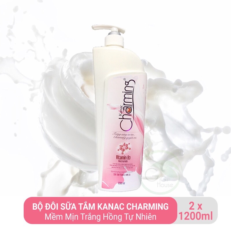 Combo 2 Chai Sữa tắm Charming 1200ml