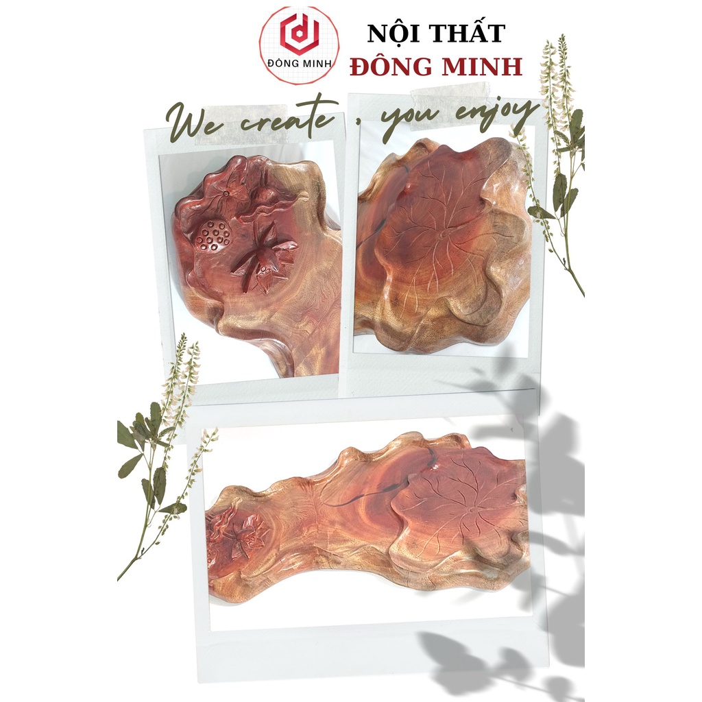 Khay Trà Gỗ Me Tay