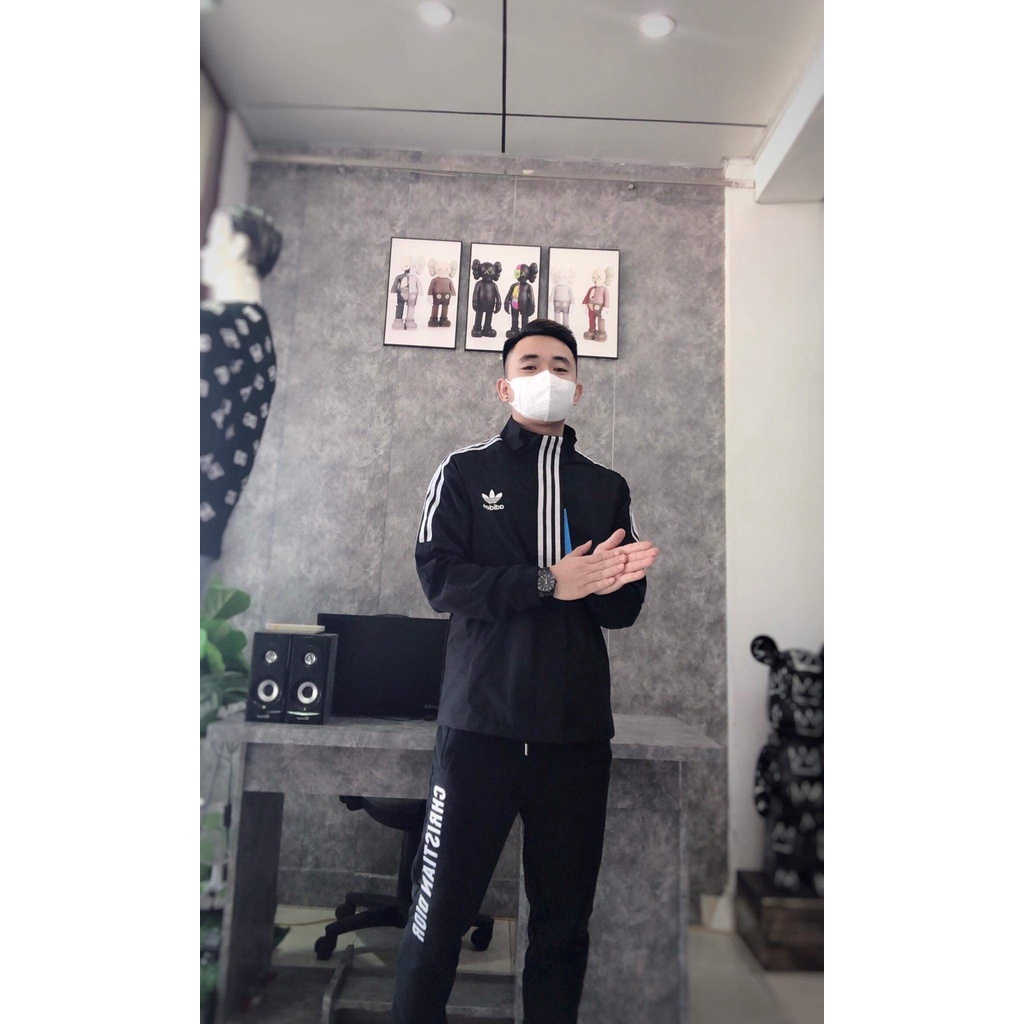 Áo khoác nam,áo gió 3 sọc nam thể thao cao cấp