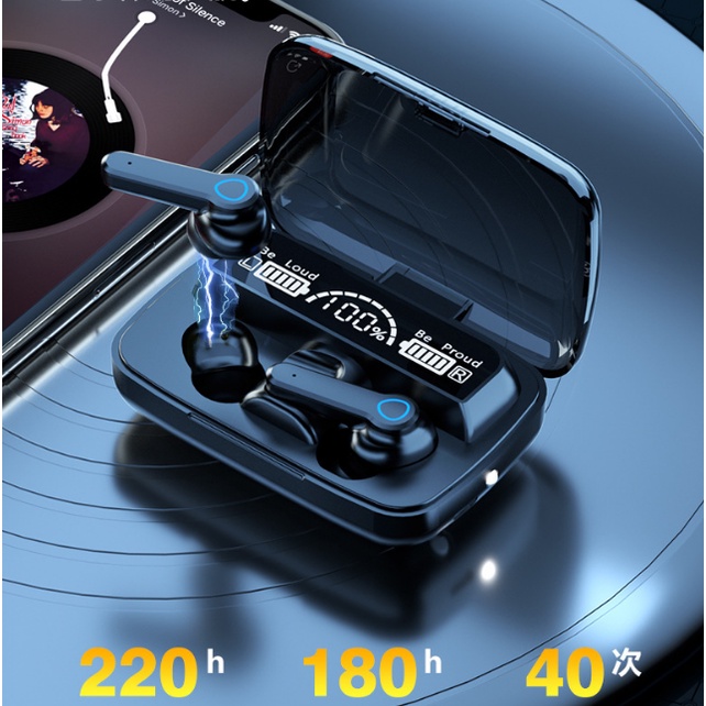 Tai Nghe Bluetooth M19 Pro Cảm Ứng Thông Minh Chống Ồn Tốt Bass Mạnh Pin 2500mah, Bảo Hành 12 Tháng