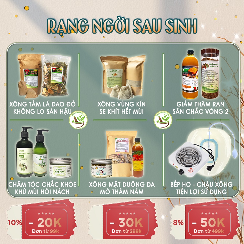 1kg Muối Chườm Bụng Sau Sinh Thảo Dược 8 Nguyên Liệu Giảm Mỡ Bụng Mờ Rạn Cho Phụ Nữ Sau Sinh | BigBuy360 - bigbuy360.vn