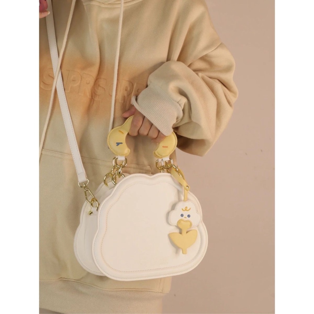 Túi Xách Đeo Vai Hình Đám Mây Dễ Thương Thời Trang Mùa Hè Cho Bạn Gái