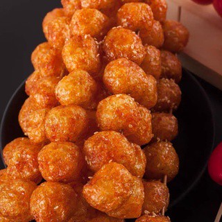 Bánh Bò Quẩy Xiên Que Vừng - Siêu Ngon