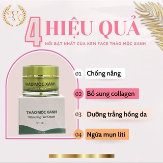 Combo Thảo Mộc Xanh Dưỡng Da ( 1 SRM - 1 Kem face - 1 TBC)