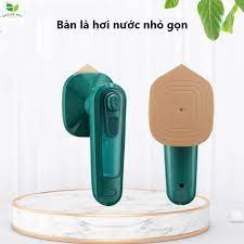 Bàn là hơi nước cầm tay mini , Bàn ủi hơi nước công suất 33W mẫu mới 2022 - màu xanh
