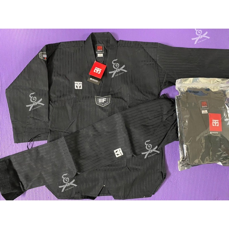 Võ Phục Mooto Full Black - Vải kim cương mềm mát