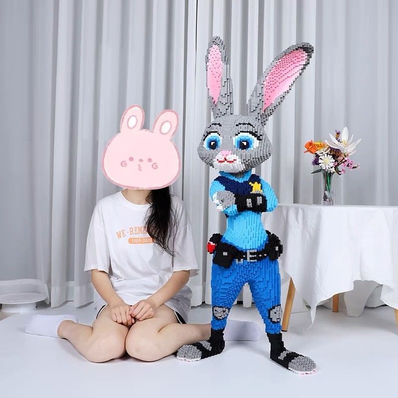 bearbrick 55cm khủng long bearbrick Bộ Đồ Chơi Lắp Ráp Le Hình Chú Cáo Cho Bé
