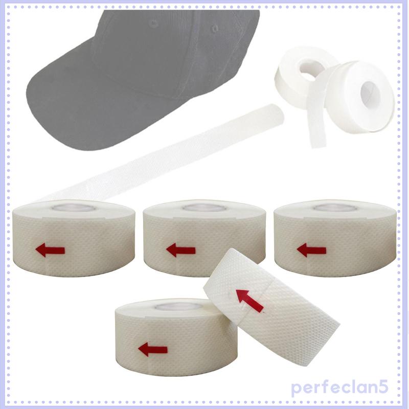 Set 5 Cuộn Băng Keo Dán Bảo Vệ Cổ Áo Màu Trắng Sử Dụng Một Lần Tiện Lợi