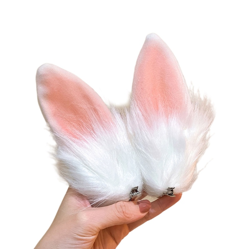 Kẹp Tóc Hình Tai Vịt Hóa Trang Hoạt Hình Chống Trượt Cho Bé Gái