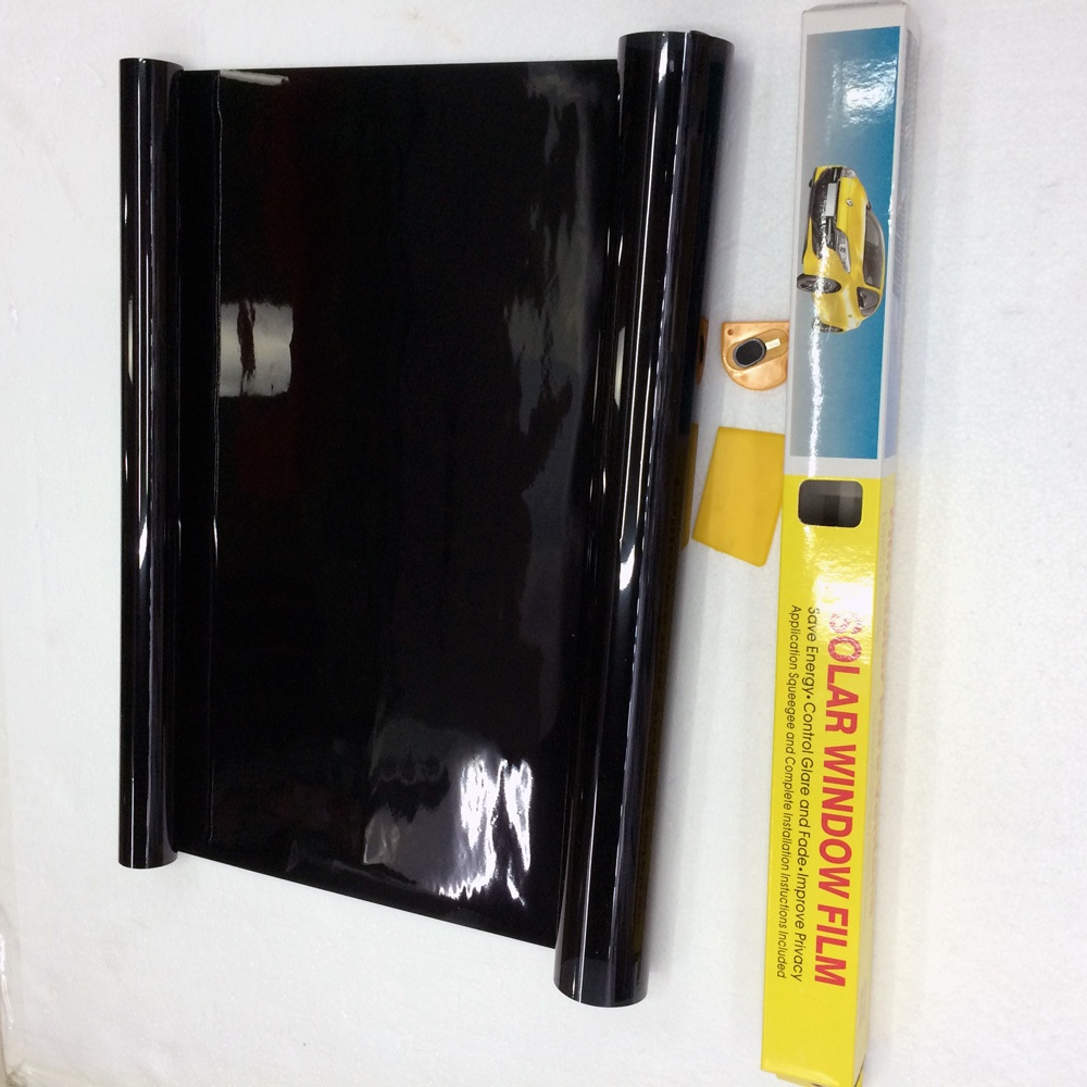 1 Cuộn Phim Màu Đen Dán Kính Cửa Sổ Xe Hơi 50Cmx300Cm VLT 5%