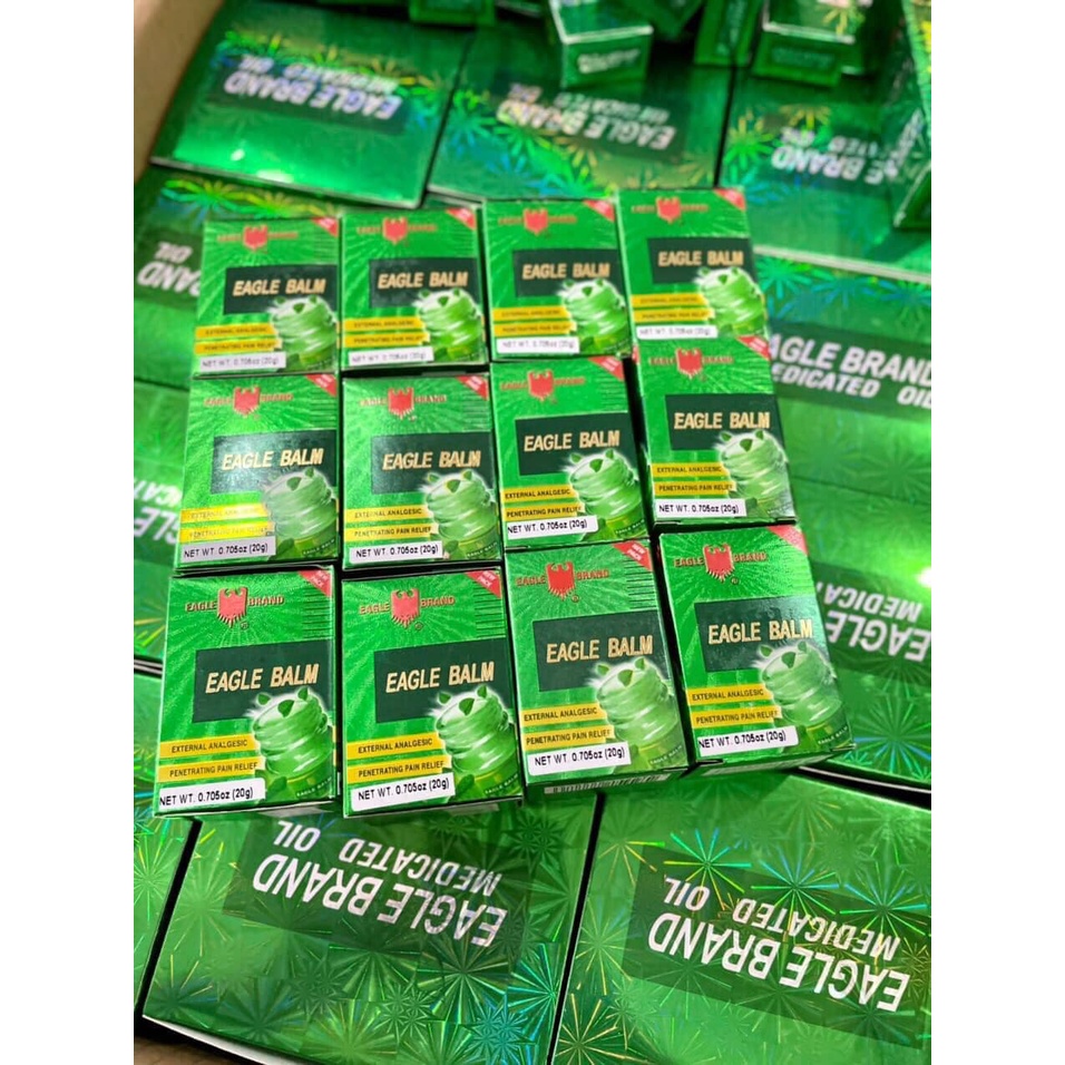 Dầu cù là xanh con ó hộp 20g