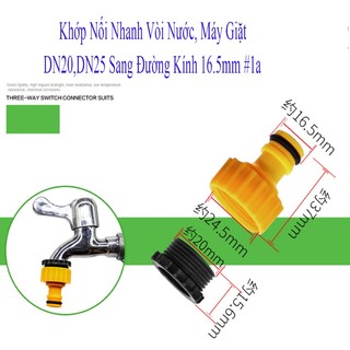 Khớp Nối Nhanh Vòi Nước, Máy Giặt