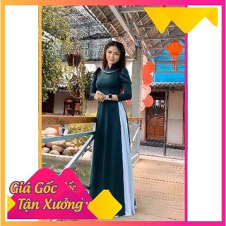 Áo dài lụa Tây Thi tay phồng